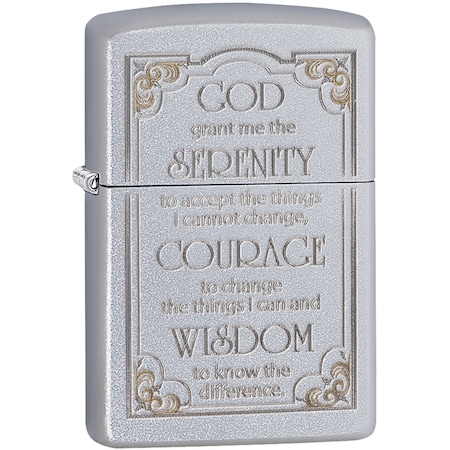 Zippo 2024 Zippo Serenity Satin Chrome ZIP-28458